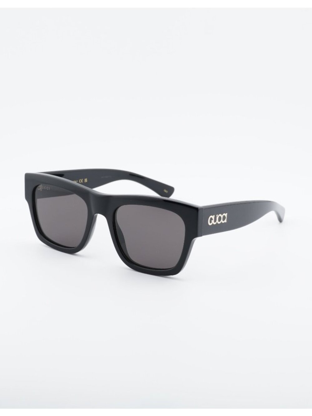 Gucci GG1793S 001 Men Sunglasses Black Square Frame, Grey Lenses
